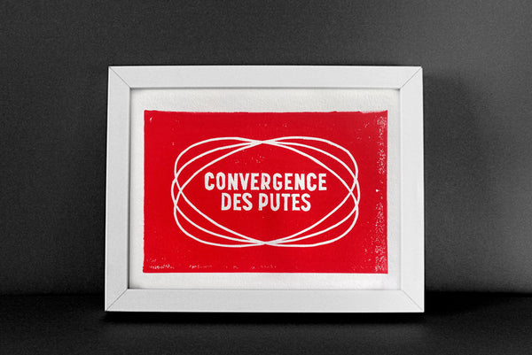 Affiche A4 Convergence des p*tes