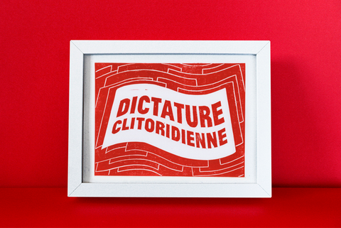 Affiche A4 Dictature Clitoridienne