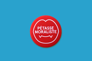 Badge féministe de merde