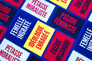Stickers féministe de merde