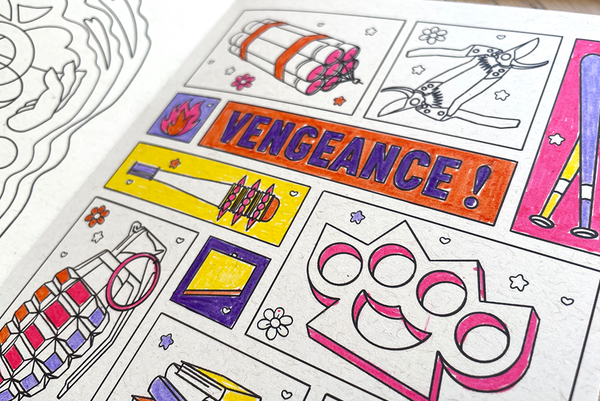 coloriage feministe vengeance