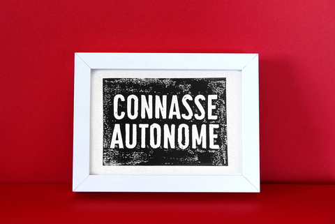 connasse autonome affiche