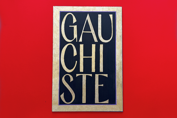 Plaque Gauchiste peinte à la main