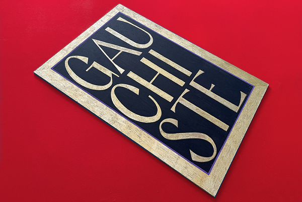 Plaque Gauchiste peinte à la main
