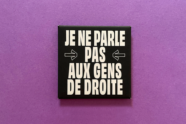 aimant miitant de gauche