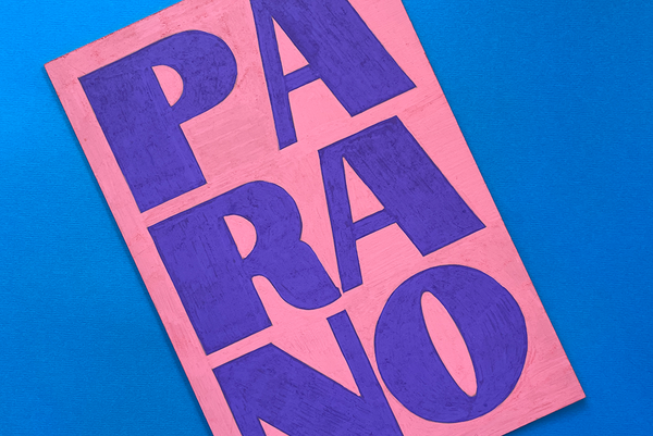 Plaque Parano peinte à la main