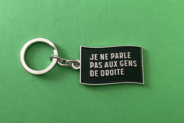 Duo de porte-clés argentés