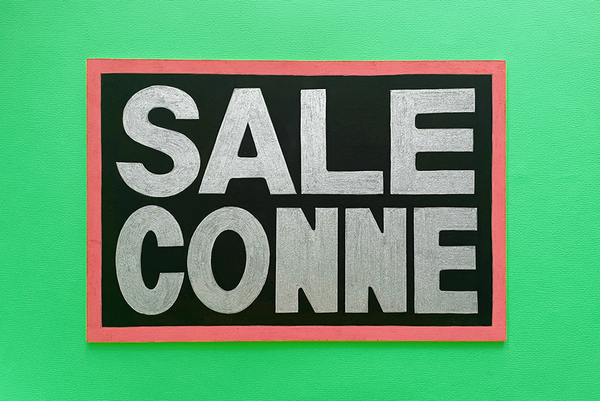Plaque Sale Conne peinte à la main 02