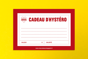 Carte cadeau d'hystéro