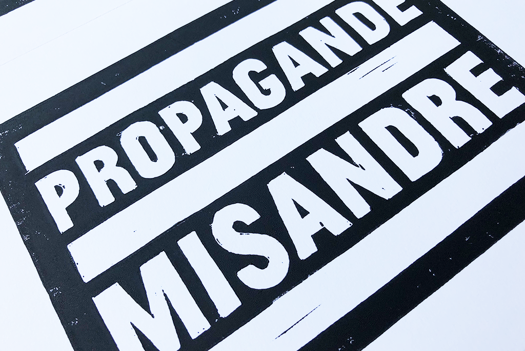 Affiche A4 Propagande Misandre – Mauvaise Compagnie