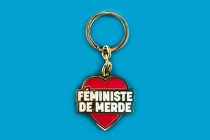 porte-clés féministe de merde, par Mauvaise Compagnie, boutique féministe par Anaïs Bourdet de Paye ta Shnek