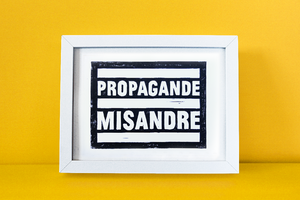 affiche propagande misandre