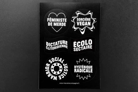 stickers féministe mauvaise compagnie